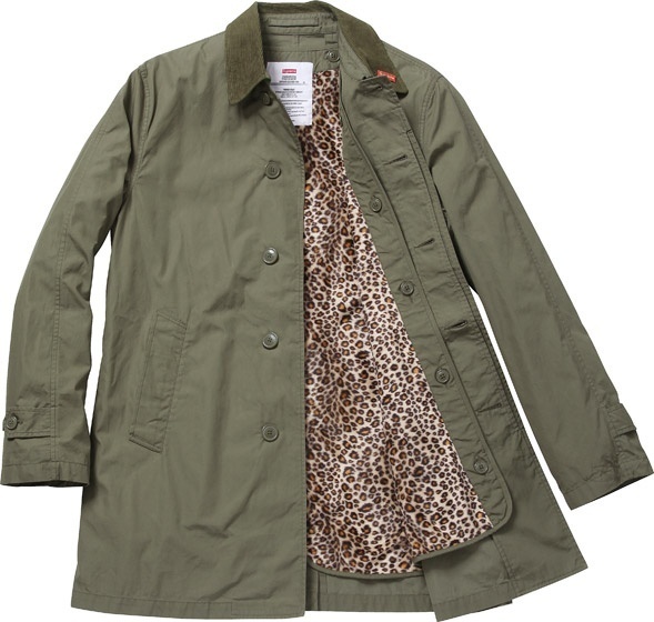 Leopard Lined Trench Coat 1